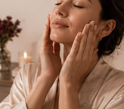 Step three of the REVELIVA Light Ritual: continuing the beauty routine